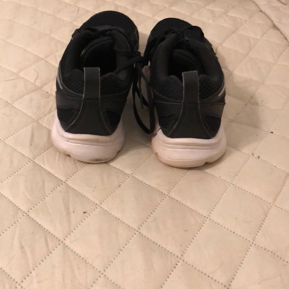 Reebok sneakers woman’s 8.5 black silver white - Picture 4 of 6